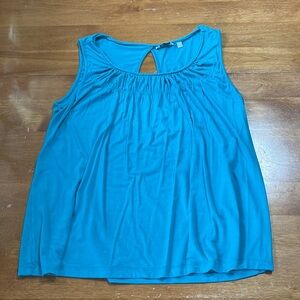 Reitman’s Teal Green Smocked Tank Top